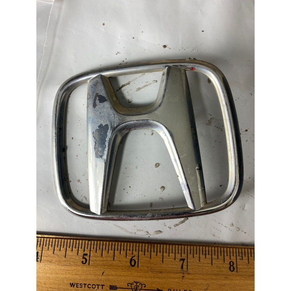 Honda Chrome "H"‎ Rear Trunk Emblem Badge